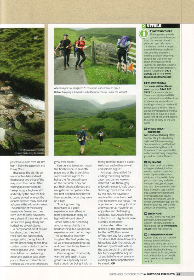 Outdoor Pursuits Sep/Oct 2007 - Page 3